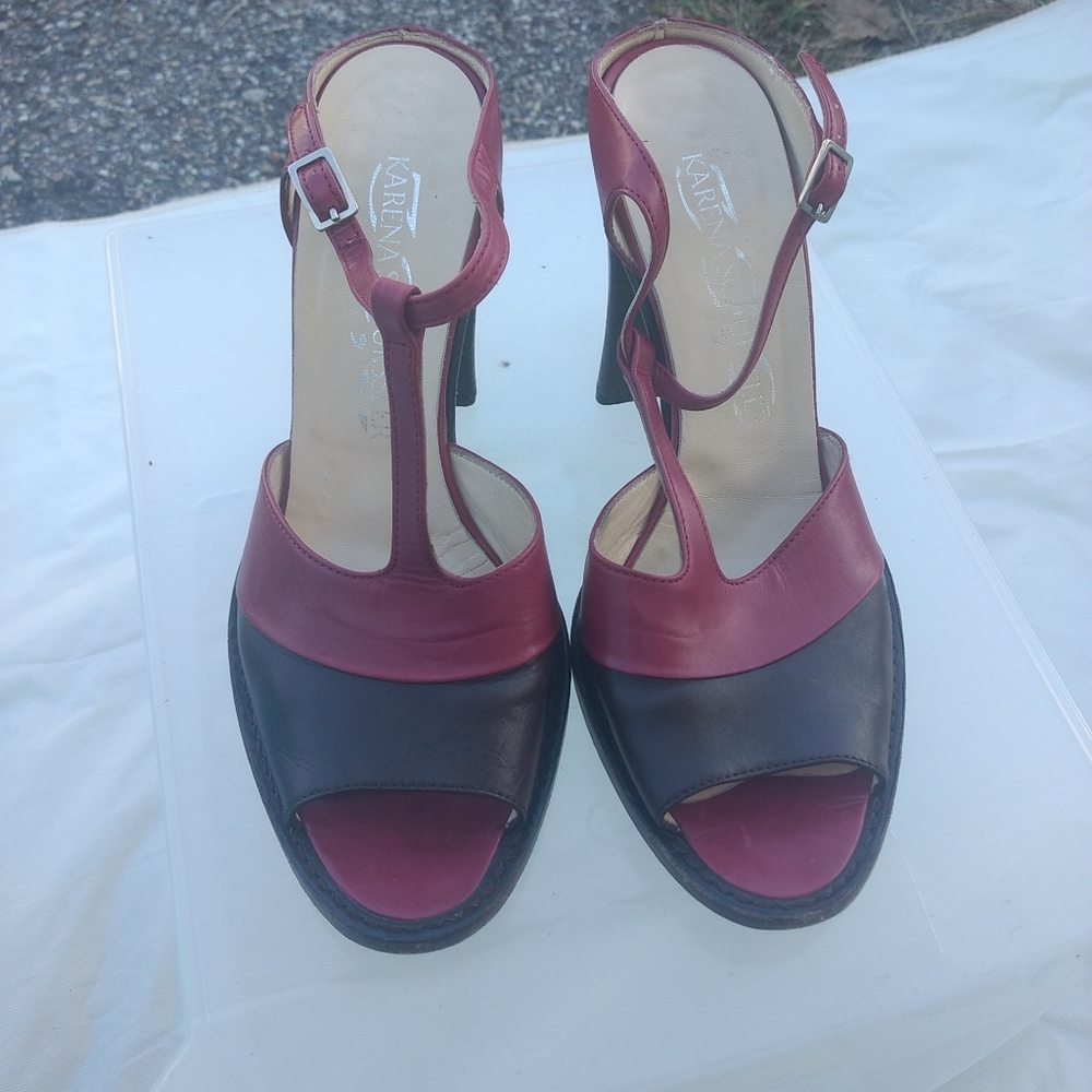 Karena Schuessler Shoes Size 39 Open Toe